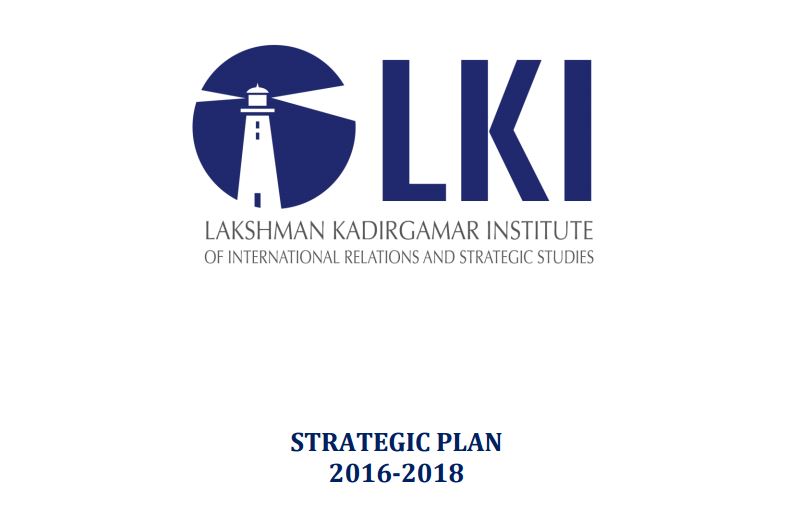 Strategic Plan The Lakshman Kadirgamar Institute